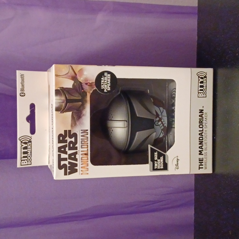 New Bitty Boomers Star Wars Mandalorian Mini Bluetooth Speaker